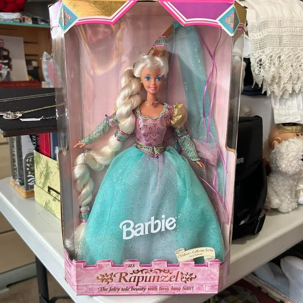 NEW IN BOX BARBIE as RAPUNZEL Children's Collector 1st in Series 1994 13016 NIB - Picture 1 of 7